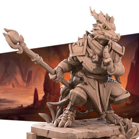 Kobold Monk | Kobolds D&D | Bite The Bullet | 35mm Scale | Resin Printed Tabletop RPG Miniature Figures | DND | 5E