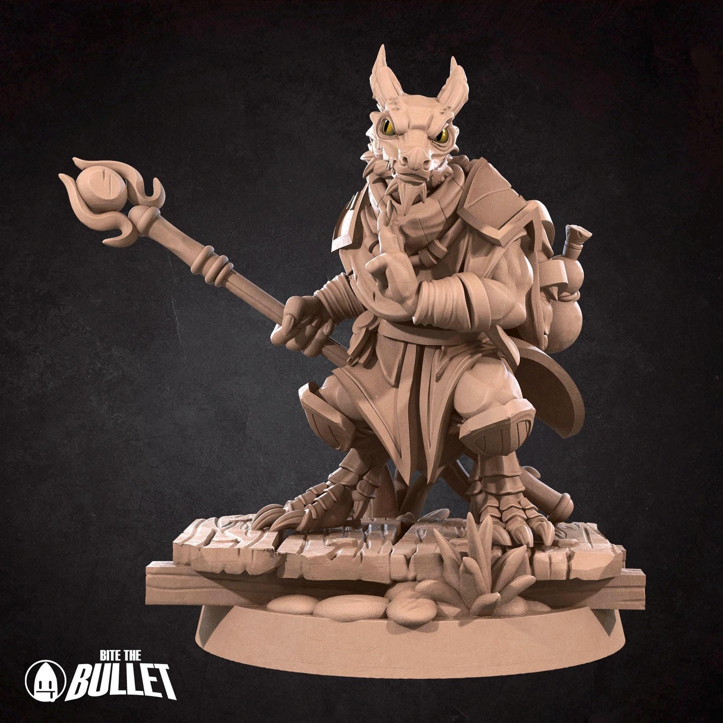 Kobold Monk | Kobolds D&D | Bite The Bullet | 35mm Scale | Resin Printed Tabletop RPG Miniature Figures | DND | 5E