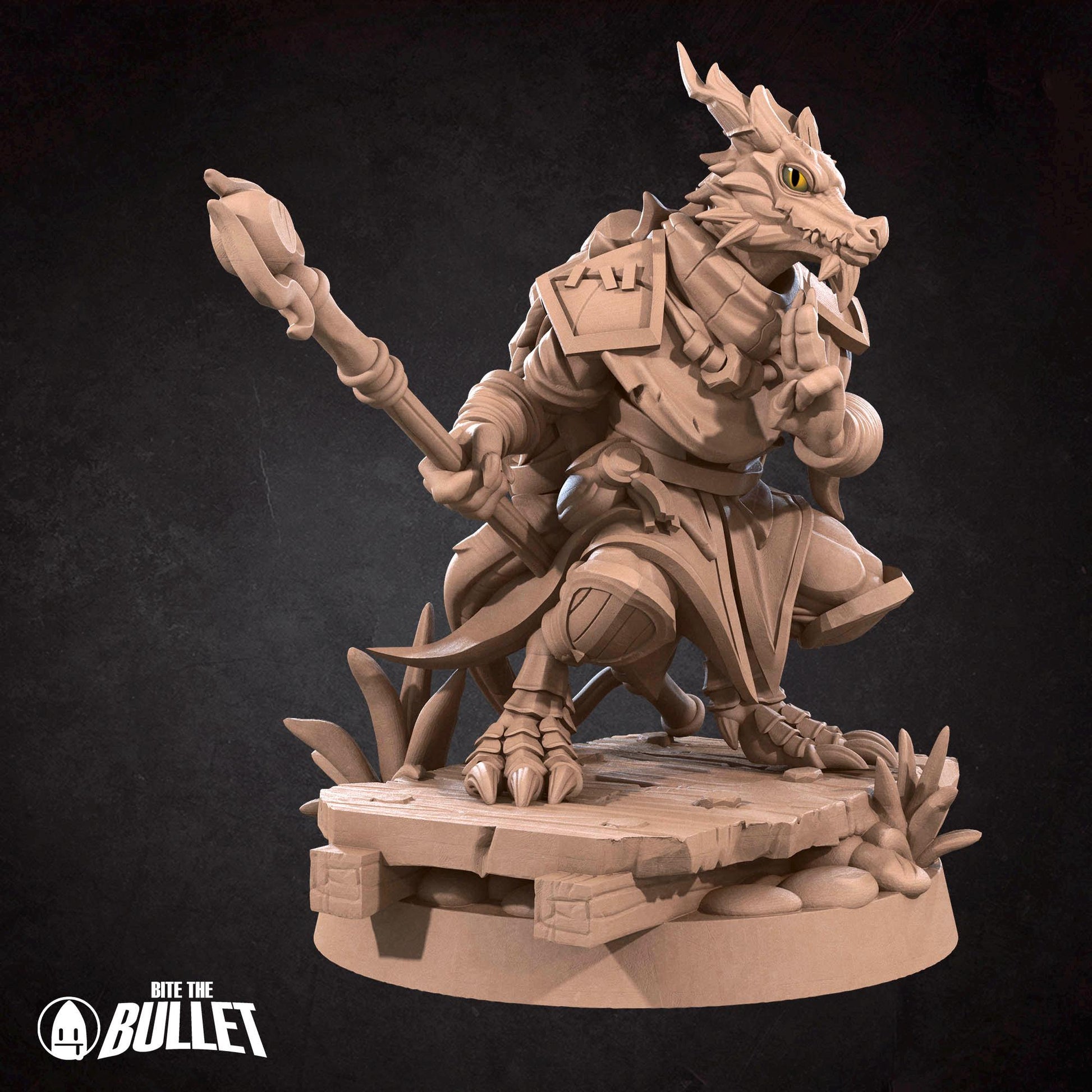 Kobold Monk | Kobolds D&D | Bite The Bullet | 35mm Scale | Resin Printed Tabletop RPG Miniature Figures | DND | 5E
