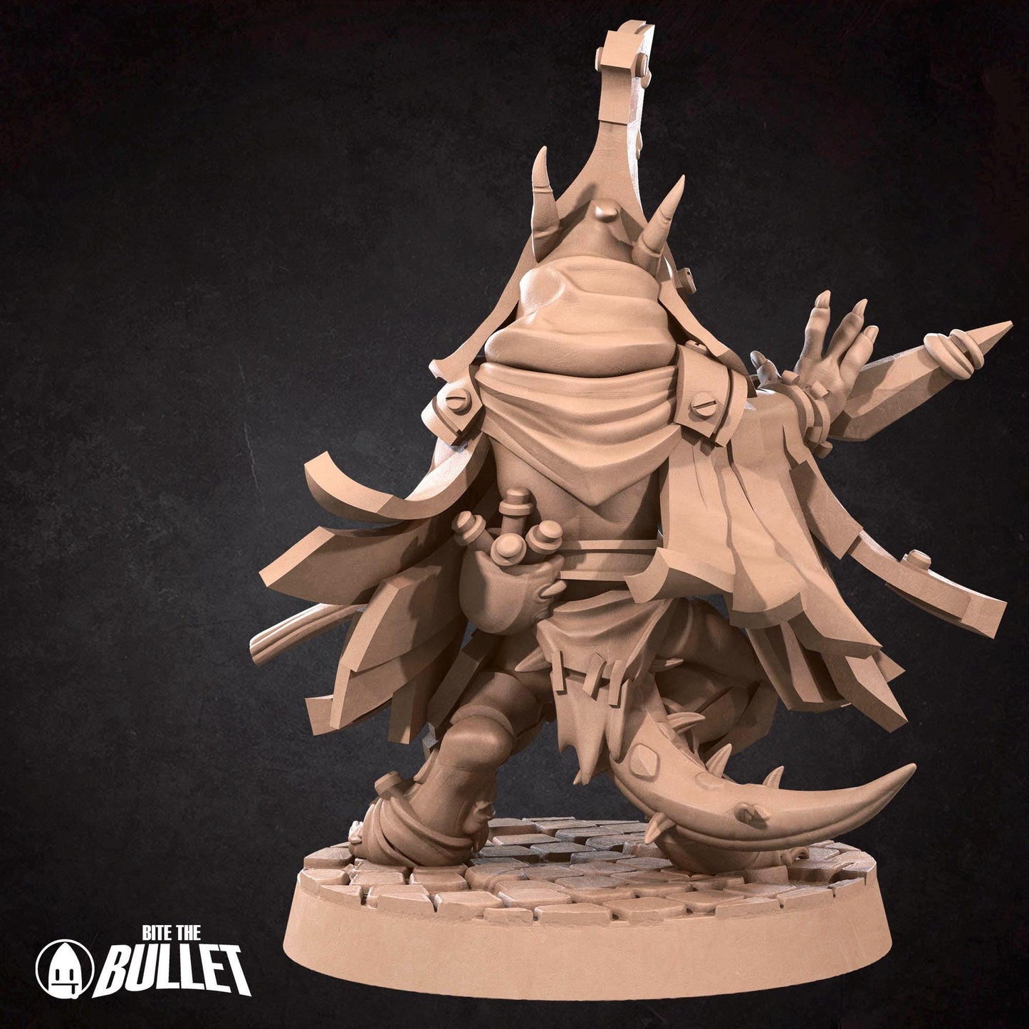 Kobold Wizard | Kobolds D&D | Bite The Bullet | 35mm Scale | Resin Printed Tabletop RPG Miniature Figures | DND | 5E