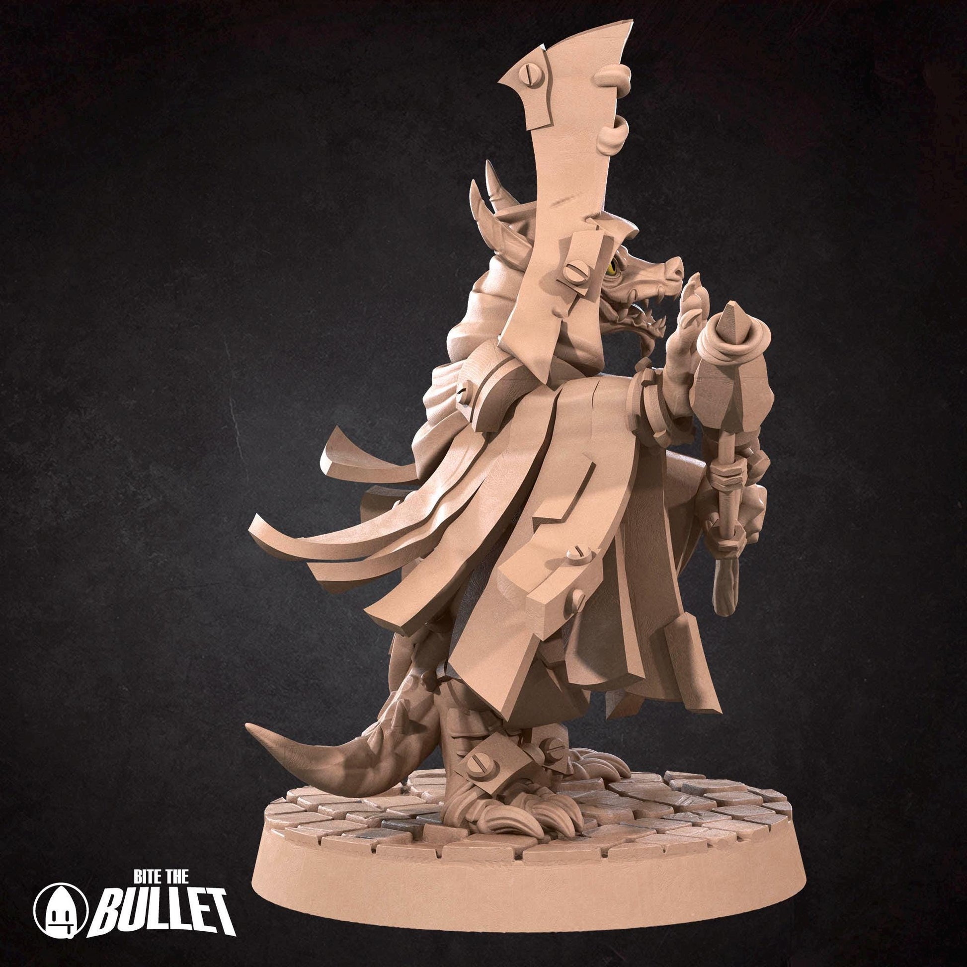 Kobold Wizard | Kobolds D&D | Bite The Bullet | 35mm Scale | Resin Printed Tabletop RPG Miniature Figures | DND | 5E
