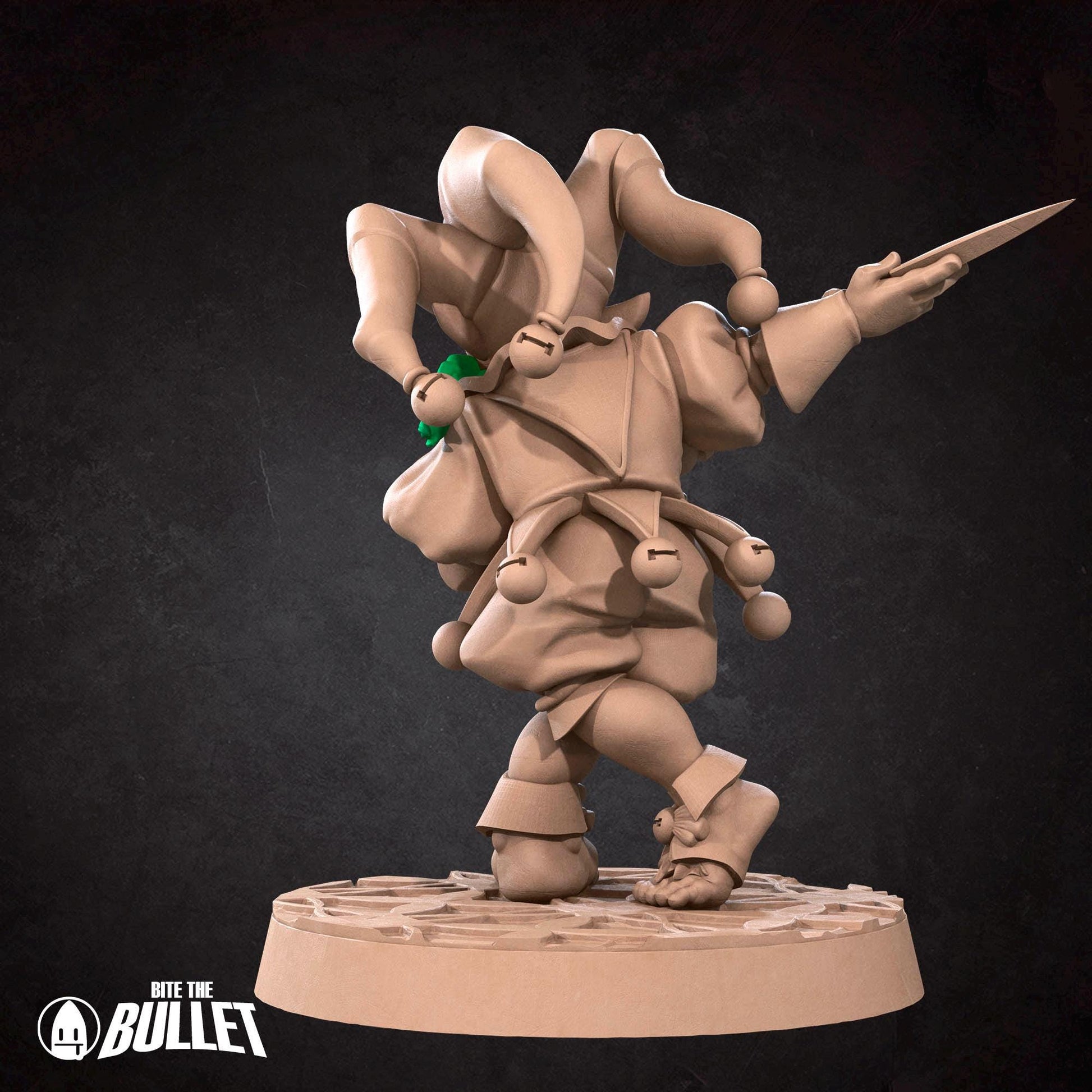 Halfling Daggerthrower | Horror Circus | Bite The Bullet | 35mm Scale | Resin Printed Tabletop RPG Miniature Figures | DND | 5E