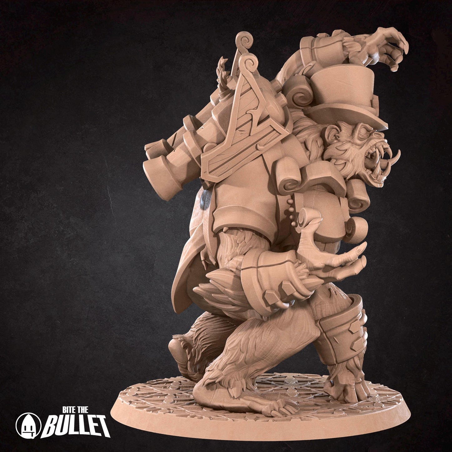 Girallon Ringmaster | Horror Circus | Bite The Bullet | 35mm Scale | Resin Printed Tabletop RPG Miniature Figures | DND | 5E