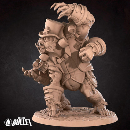 Girallon Ringmaster | Horror Circus | Bite The Bullet | 35mm Scale | Resin Printed Tabletop RPG Miniature Figures | DND | 5E