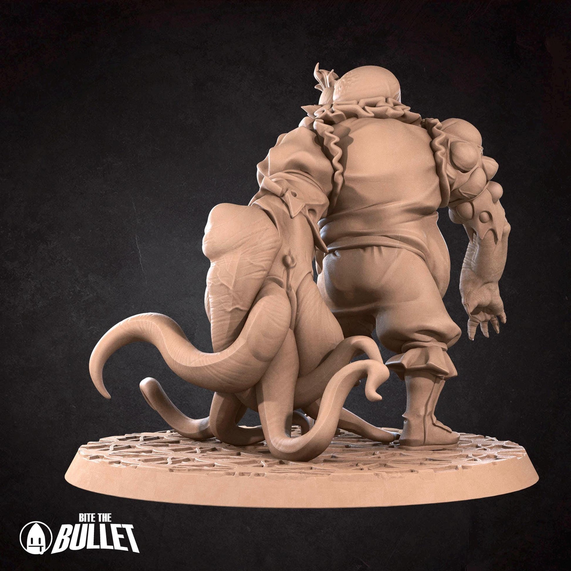 Mutation Clown | Horror Circus | Bite The Bullet | 35mm Scale | Resin Printed Tabletop RPG Miniature Figures | DND | 5E