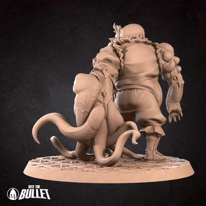 Mutation Clown | Horror Circus | Bite The Bullet | 35mm Scale | Resin Printed Tabletop RPG Miniature Figures | DND | 5E