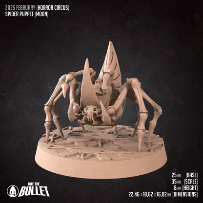 Spider Puppets | Horror Circus | Bite The Bullet | 35mm Scale | Resin Printed Tabletop RPG Miniature Figures | DND | 5E