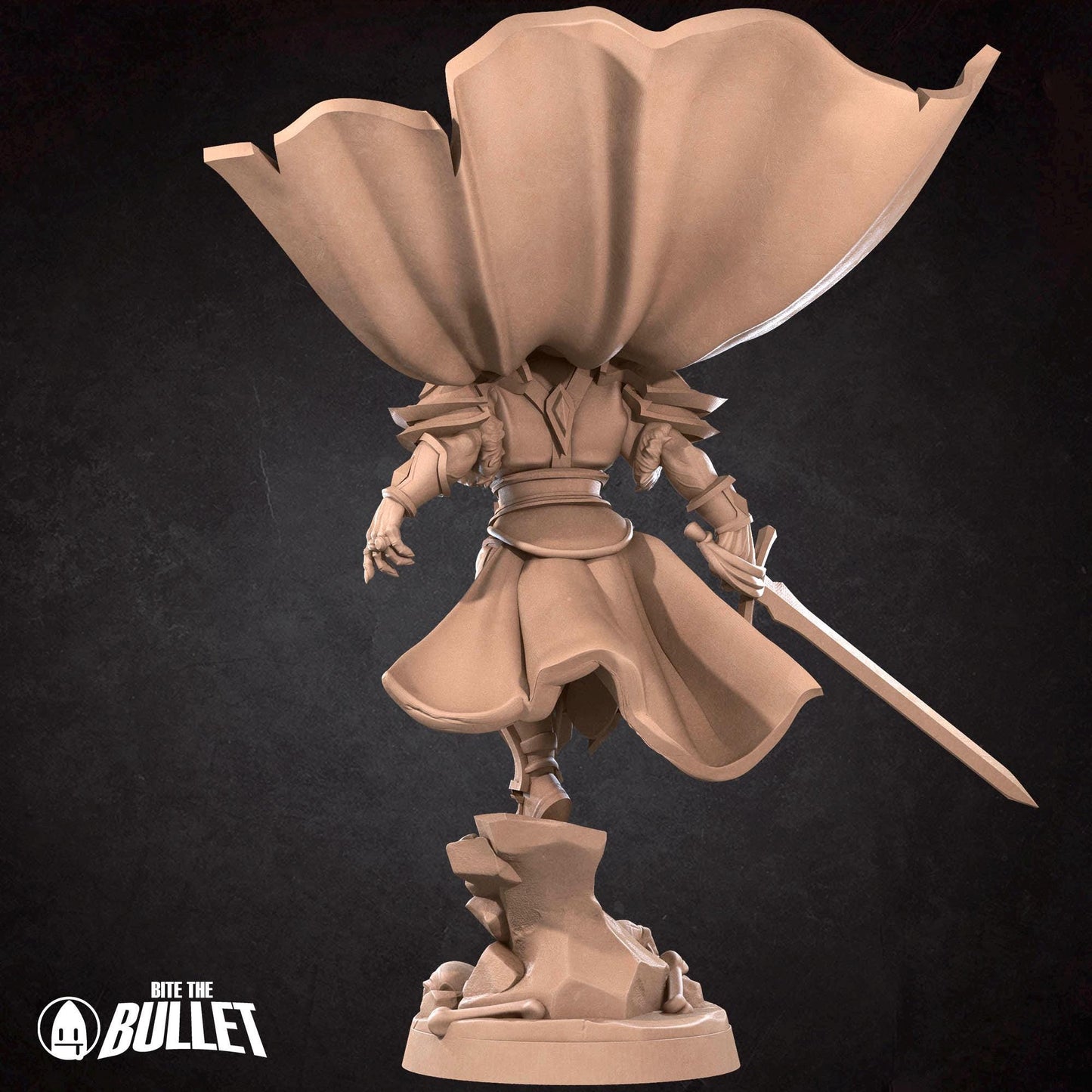 Vampire Paladin | Vampires Pt. 2 | Bite The Bullet | 35mm Scale | Resin Printed Tabletop RPG Miniature Figures | DND | 5E