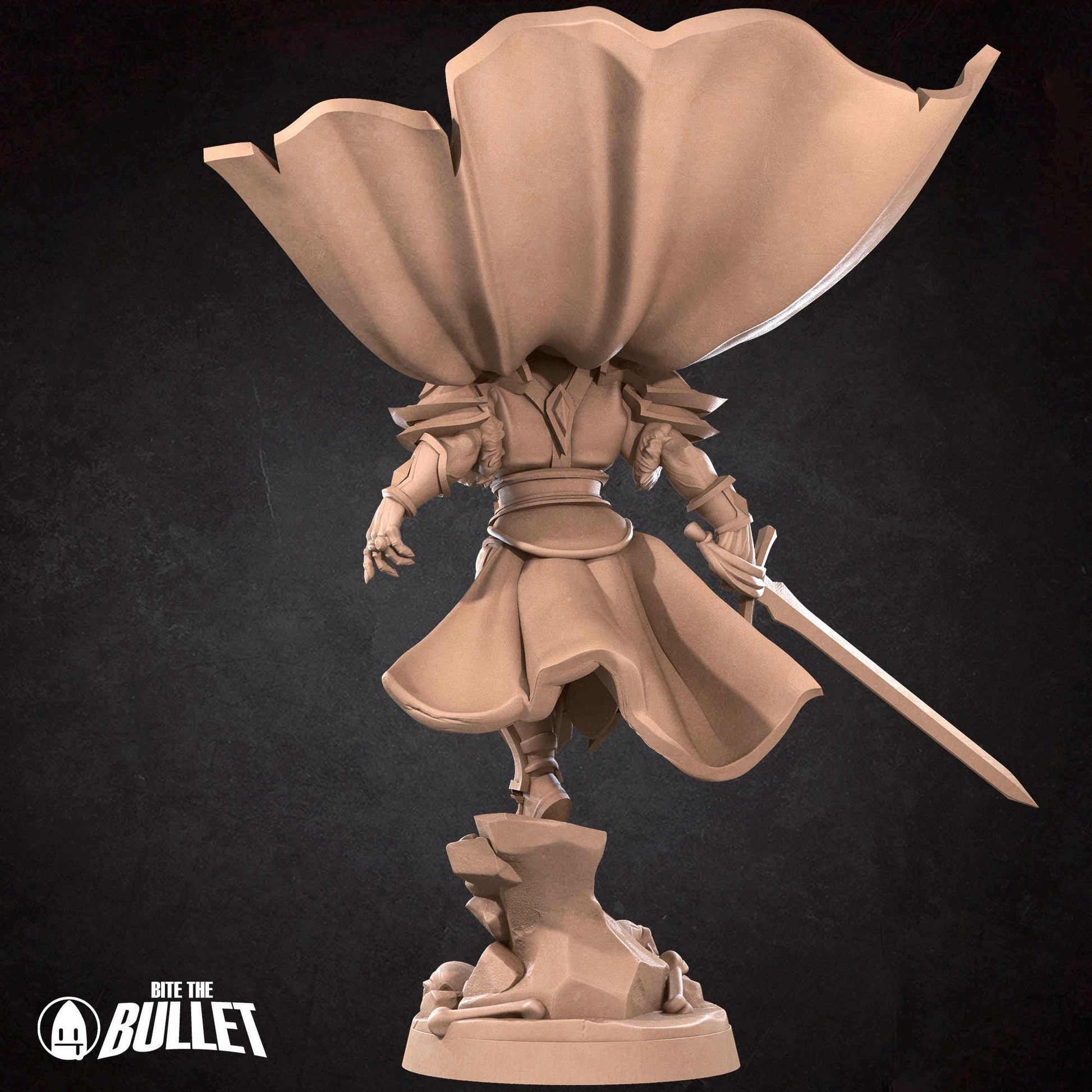 Vampire Paladin | Vampires Pt. 2 | Bite The Bullet | 35mm Scale | Resin Printed Tabletop RPG Miniature Figures | DND | 5E