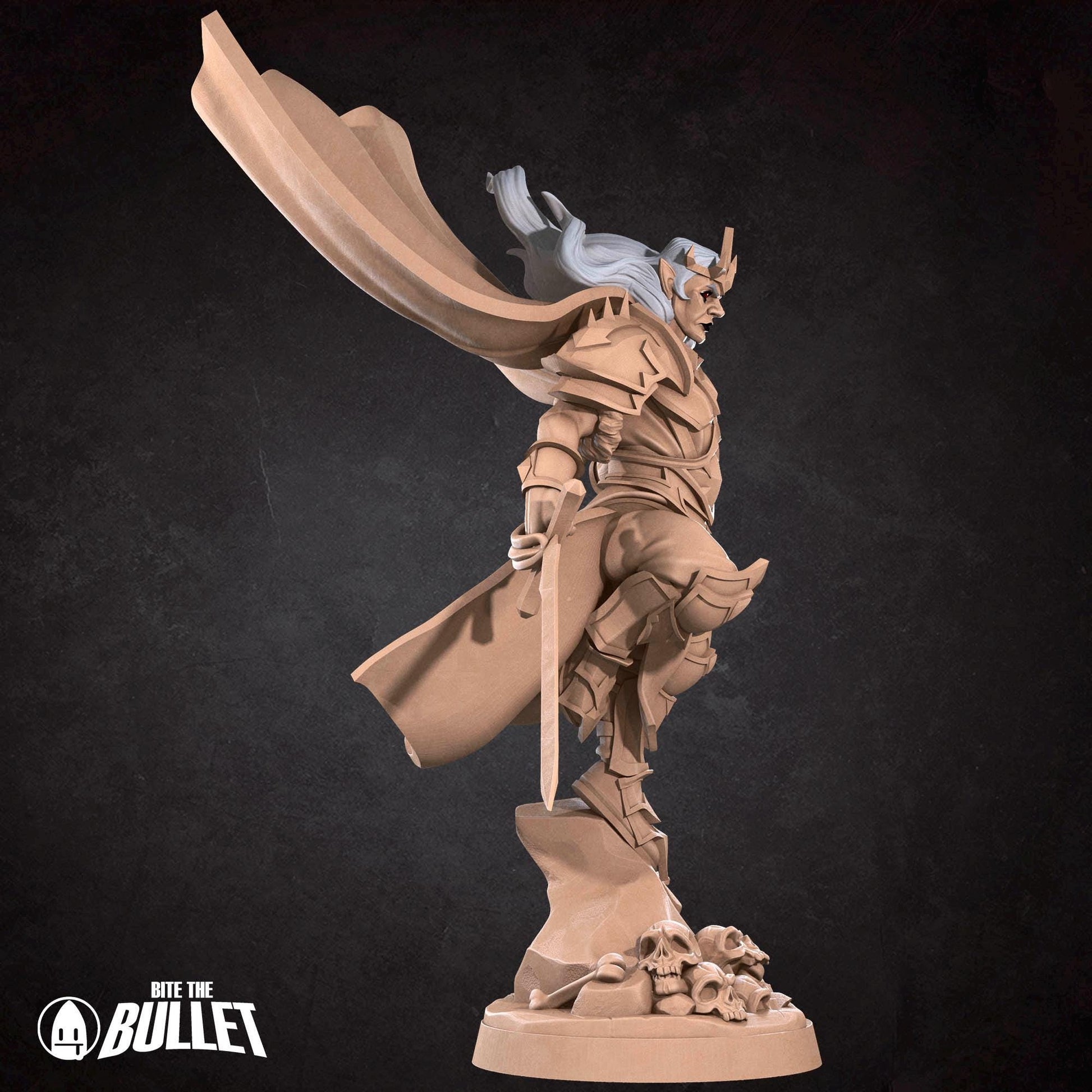 Vampire Paladin | Vampires Pt. 2 | Bite The Bullet | 35mm Scale | Resin Printed Tabletop RPG Miniature Figures | DND | 5E
