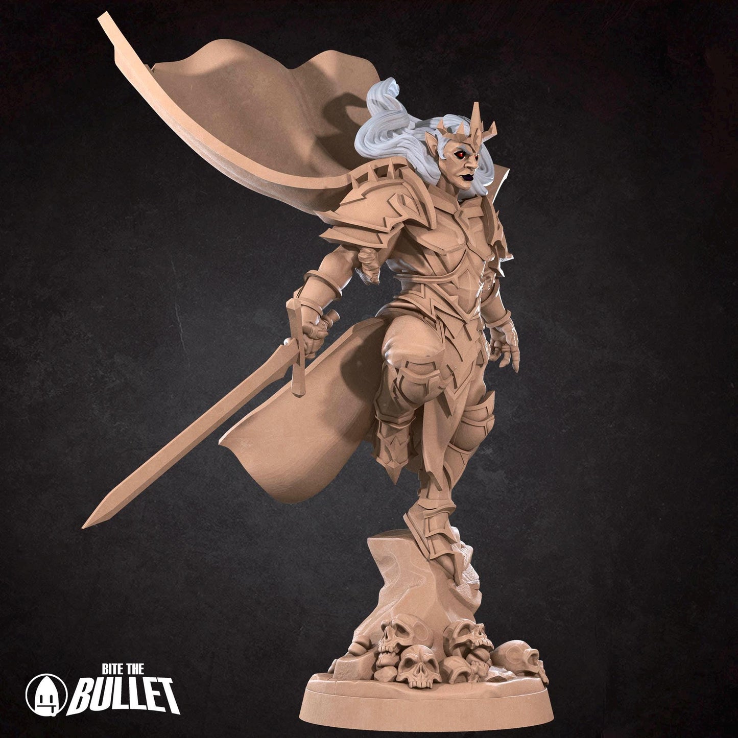 Vampire Paladin | Vampires Pt. 2 | Bite The Bullet | 35mm Scale | Resin Printed Tabletop RPG Miniature Figures | DND | 5E