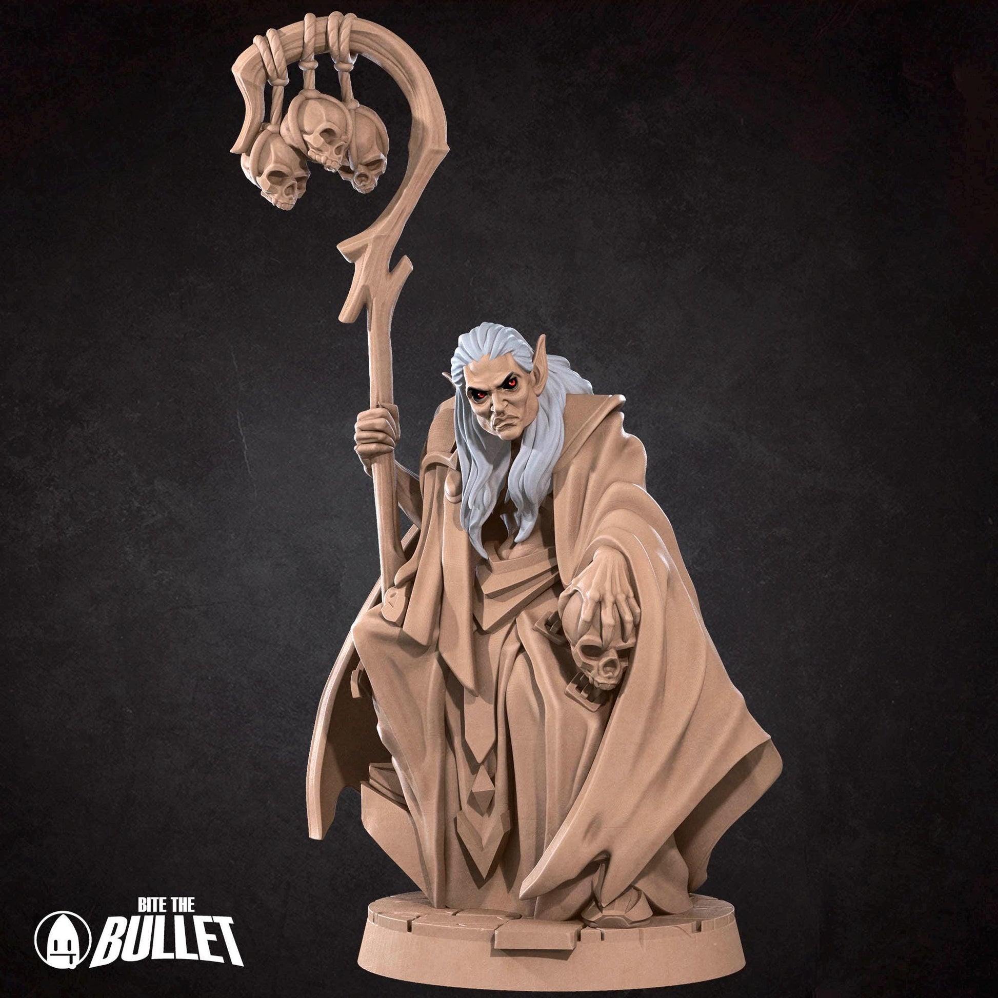 Vampire Sorcerer | Vampires Pt. 2 | Bite The Bullet | 35mm Scale | Resin Printed Tabletop RPG Miniature Figures | DND | 5E