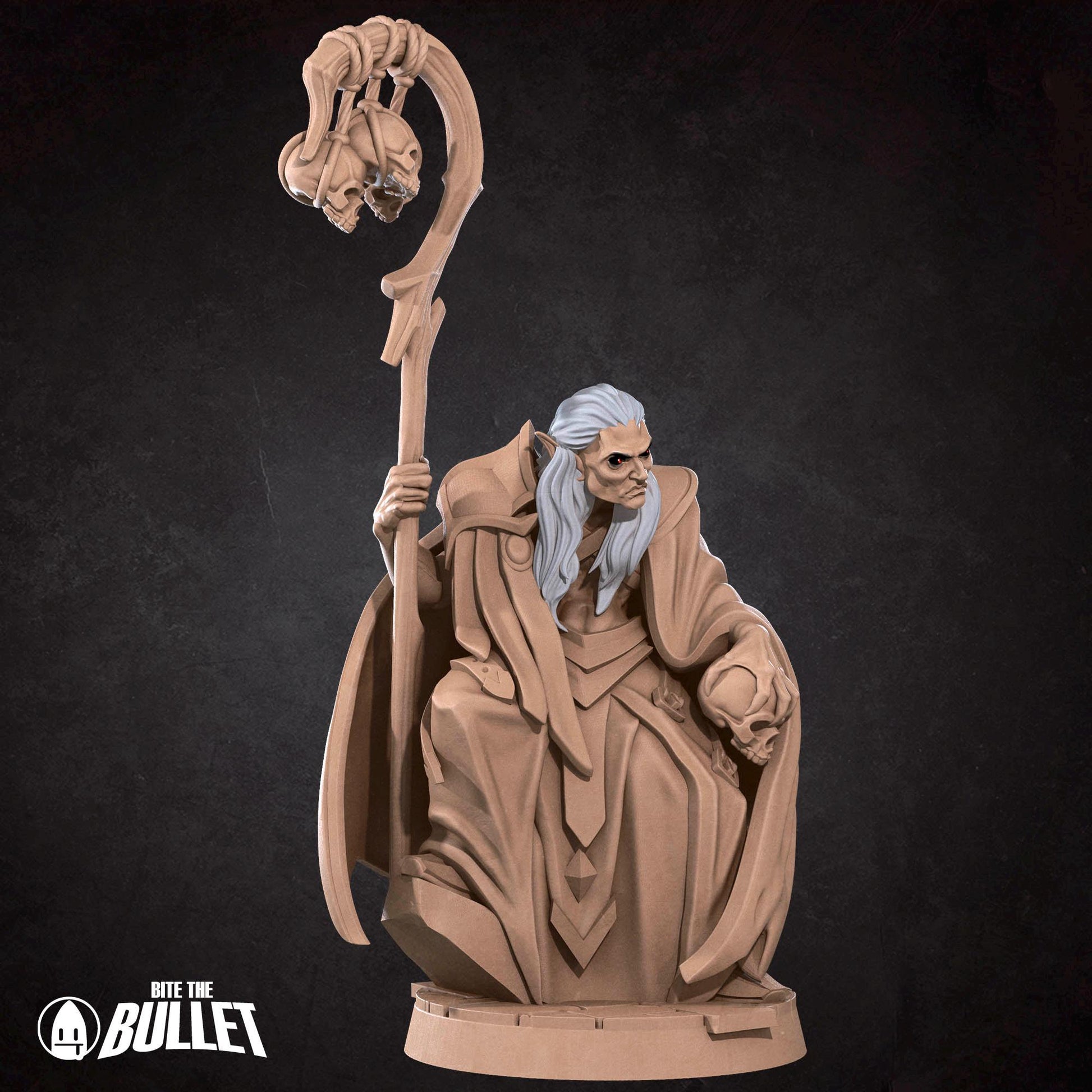 Vampire Sorcerer | Vampires Pt. 2 | Bite The Bullet | 35mm Scale | Resin Printed Tabletop RPG Miniature Figures | DND | 5E