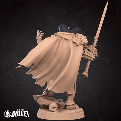 Vampire Warrior | Vampires Pt. 2 | Bite The Bullet | 35mm Scale | Resin Printed Tabletop RPG Miniature Figures | DND | 5E