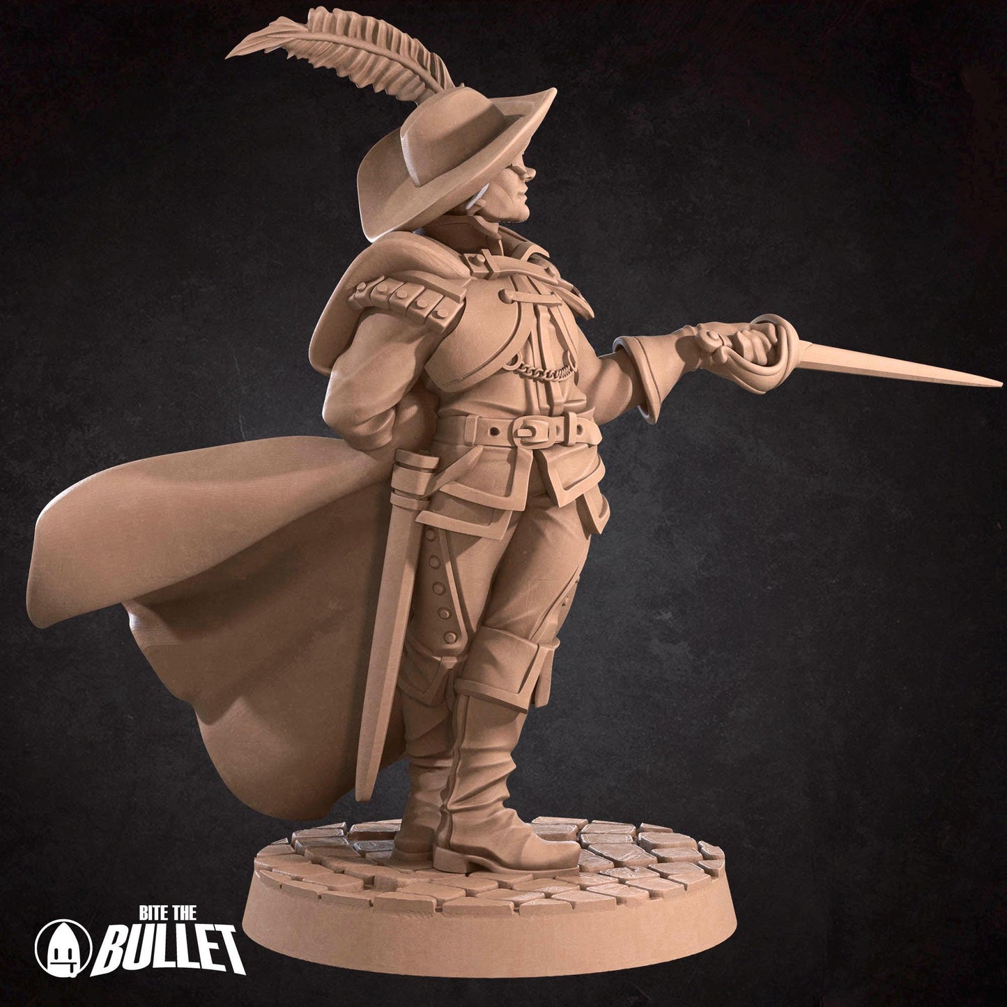 Drow Mercenary | Dungeon Underdark | Bite The Bullet | 35mm Scale | Resin Printed Tabletop RPG Miniature Figures | DND | 5E