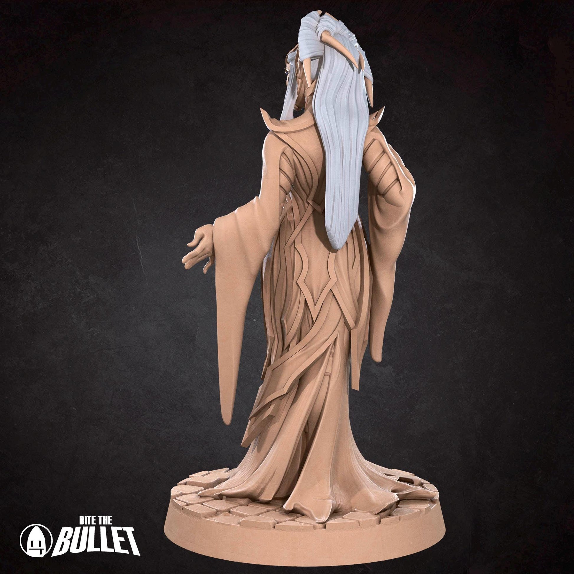Drow Matron | Dungeon Underdark | Bite The Bullet | 35mm Scale | Resin Printed Tabletop RPG Miniature Figures | DND | 5E