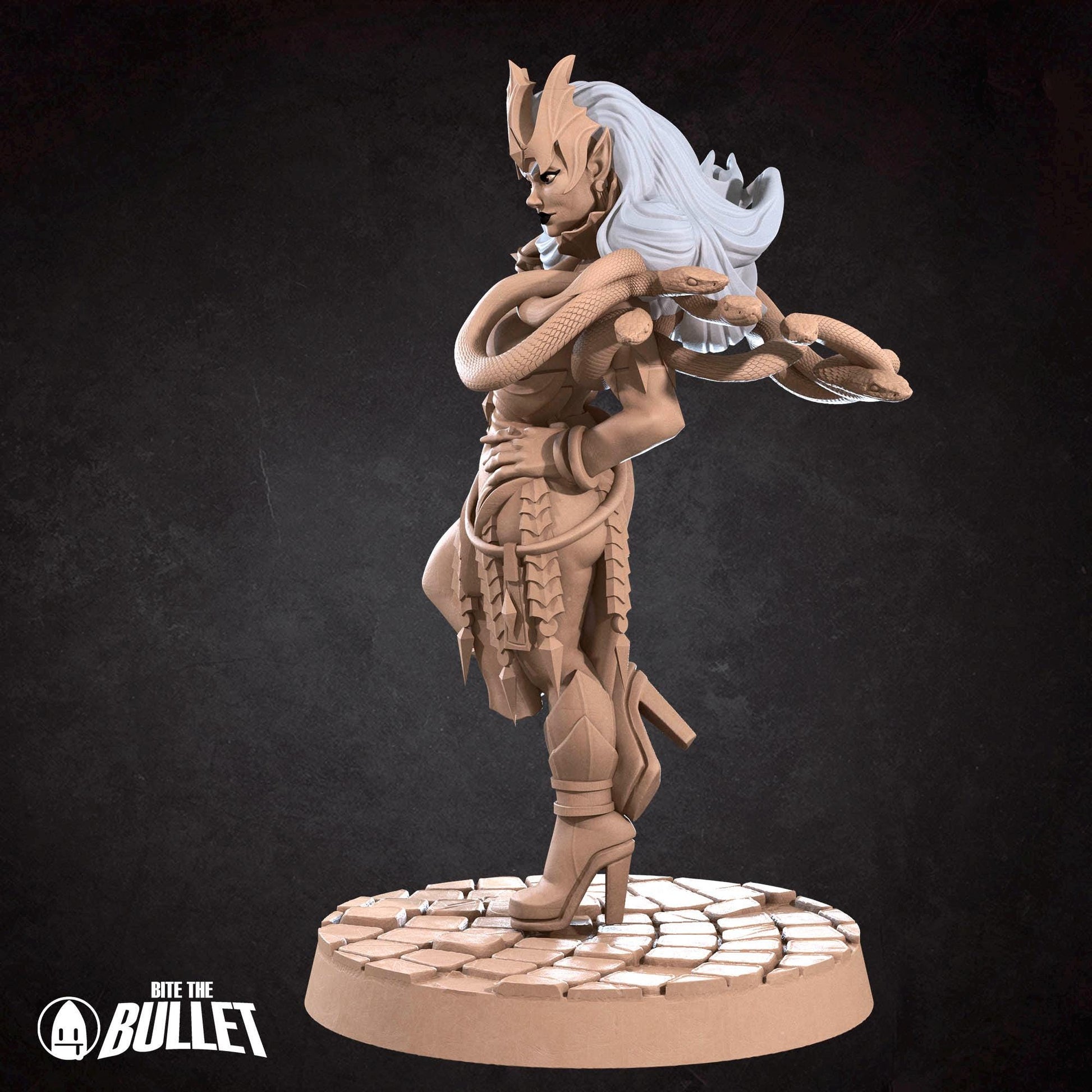 Drow Mistress | Dungeon Underdark | Bite The Bullet | 35mm Scale | Resin Printed Tabletop RPG Miniature Figures | DND | 5E
