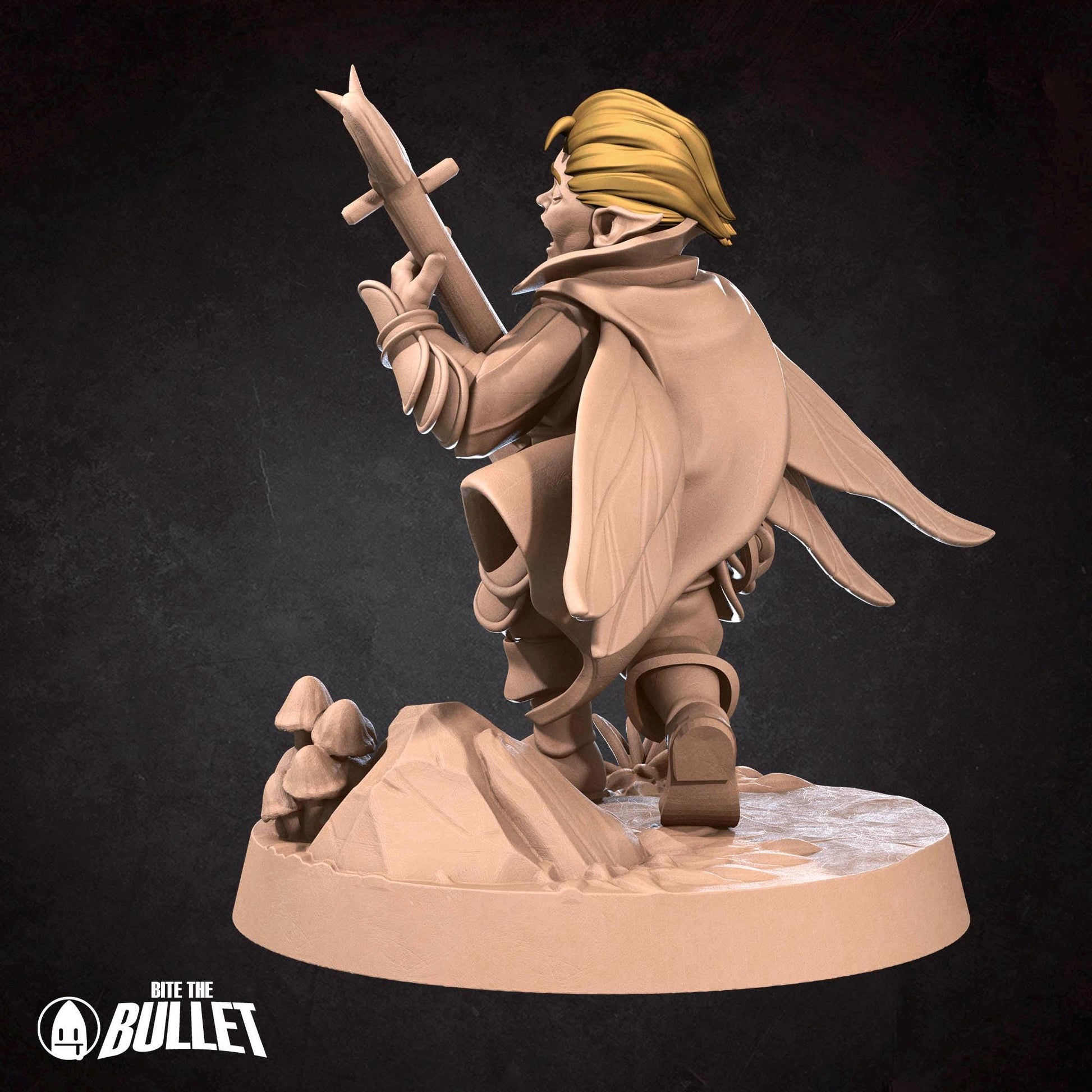 Pixie Bard | Pixies | Bite The Bullet | 35mm Scale | Resin Printed Tabletop RPG Miniature Figures | DND | 5E