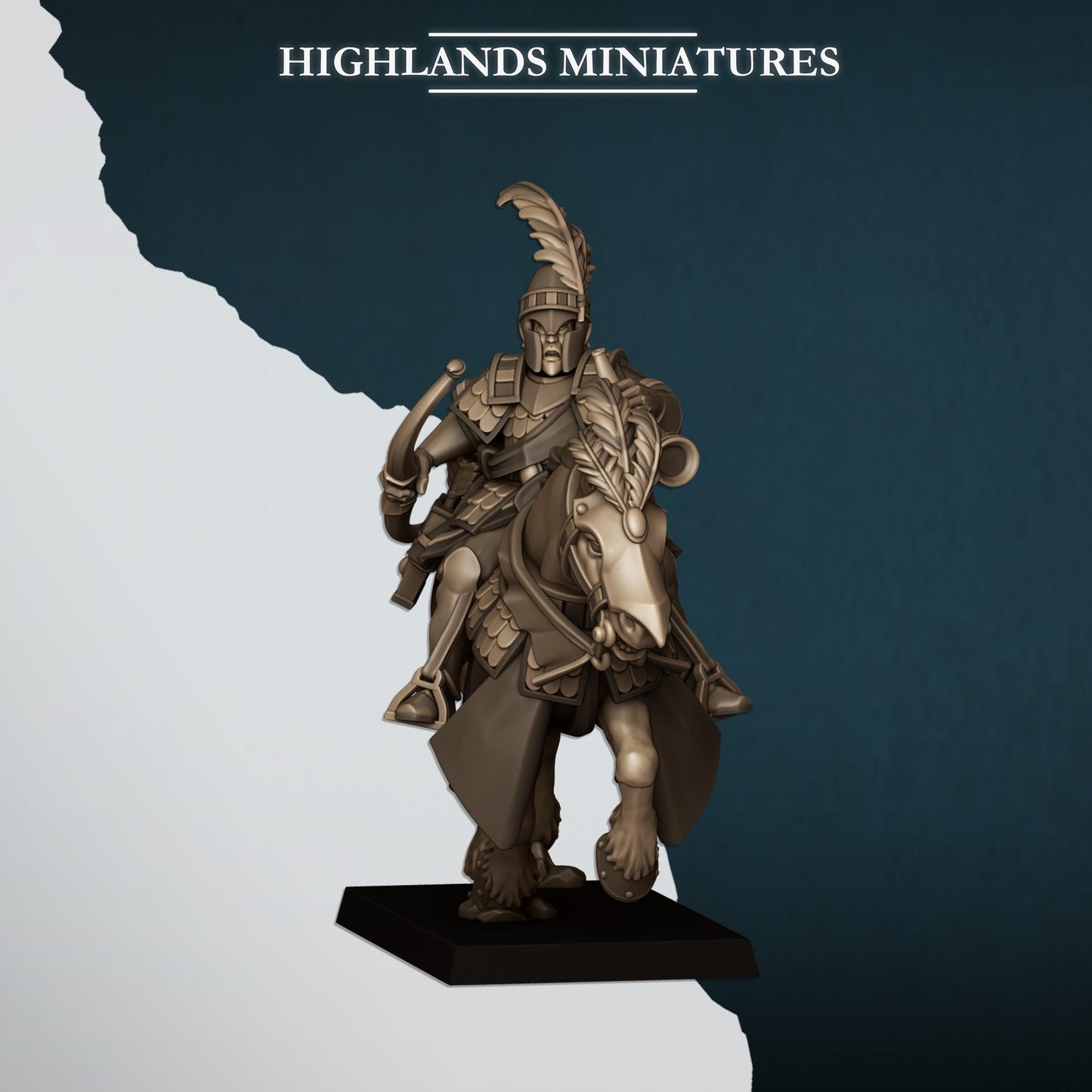 Aegean Sea Hippeis | Aegean Elves | Highland Miniatures | 32mm Scale Resin Tabletop RPG Figures for Roleplaying and Wargaming