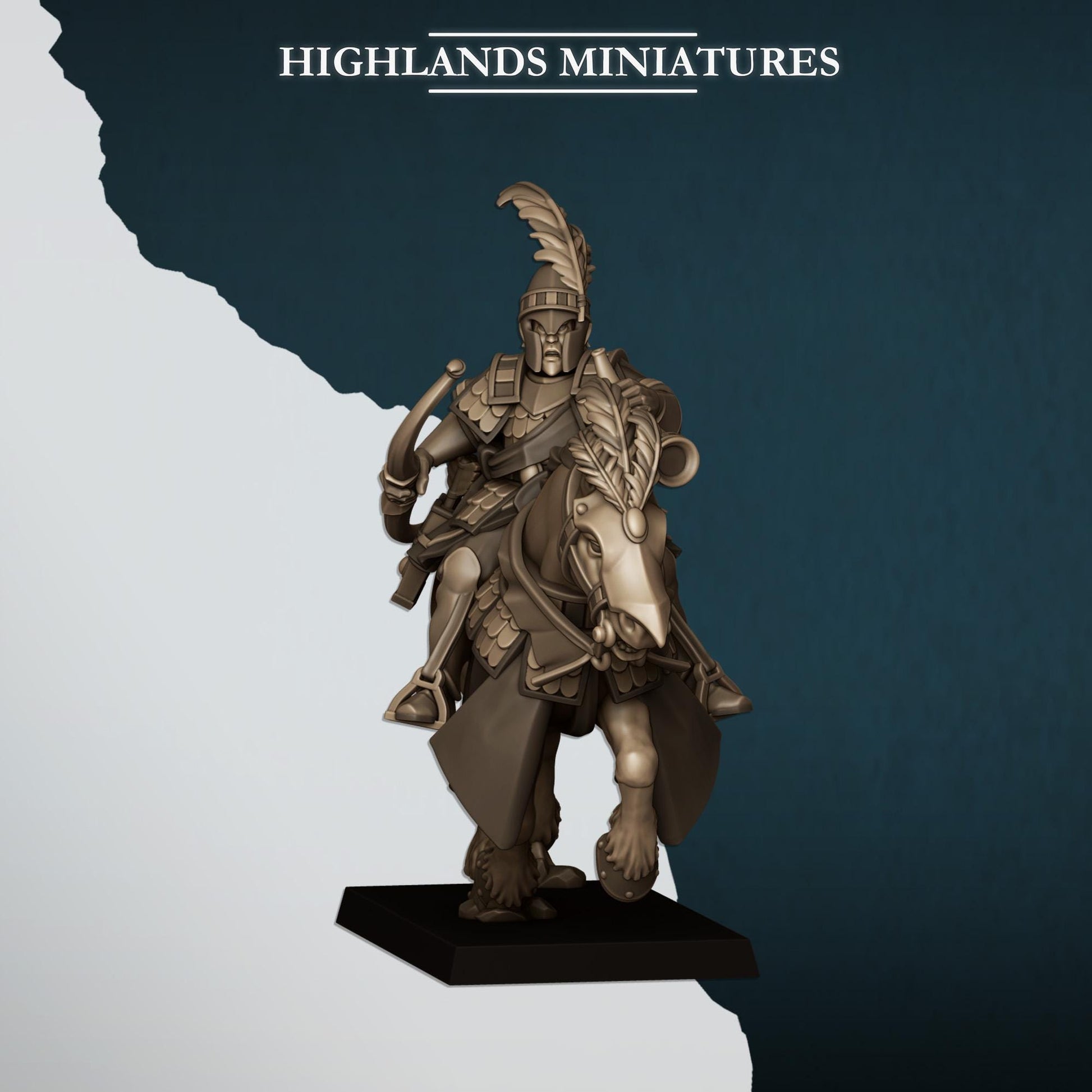 Aegean Sea Hippeis | Aegean Elves | Highland Miniatures | 32mm Scale Resin Tabletop RPG Figures for Roleplaying and Wargaming