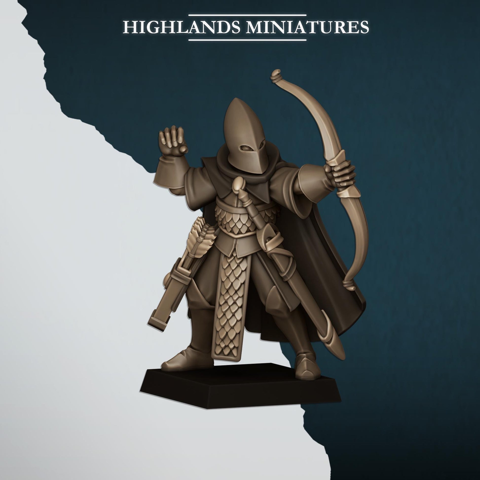 Aegean Shadows | Aegean Elves | Highland Miniatures | 32mm Scale Resin Tabletop RPG Figures for Roleplaying and Wargaming
