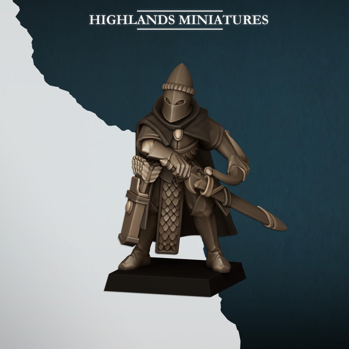 Aegean Shadows | Aegean Elves | Highland Miniatures | 32mm Scale Resin Tabletop RPG Figures for Roleplaying and Wargaming