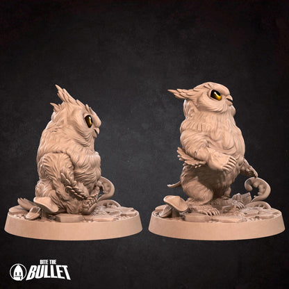 Owlbear Cubs | Iconic Monsters | Bite The Bullet | 35mm Scale | Resin Printed Tabletop RPG Miniature Figures | DND | 5E
