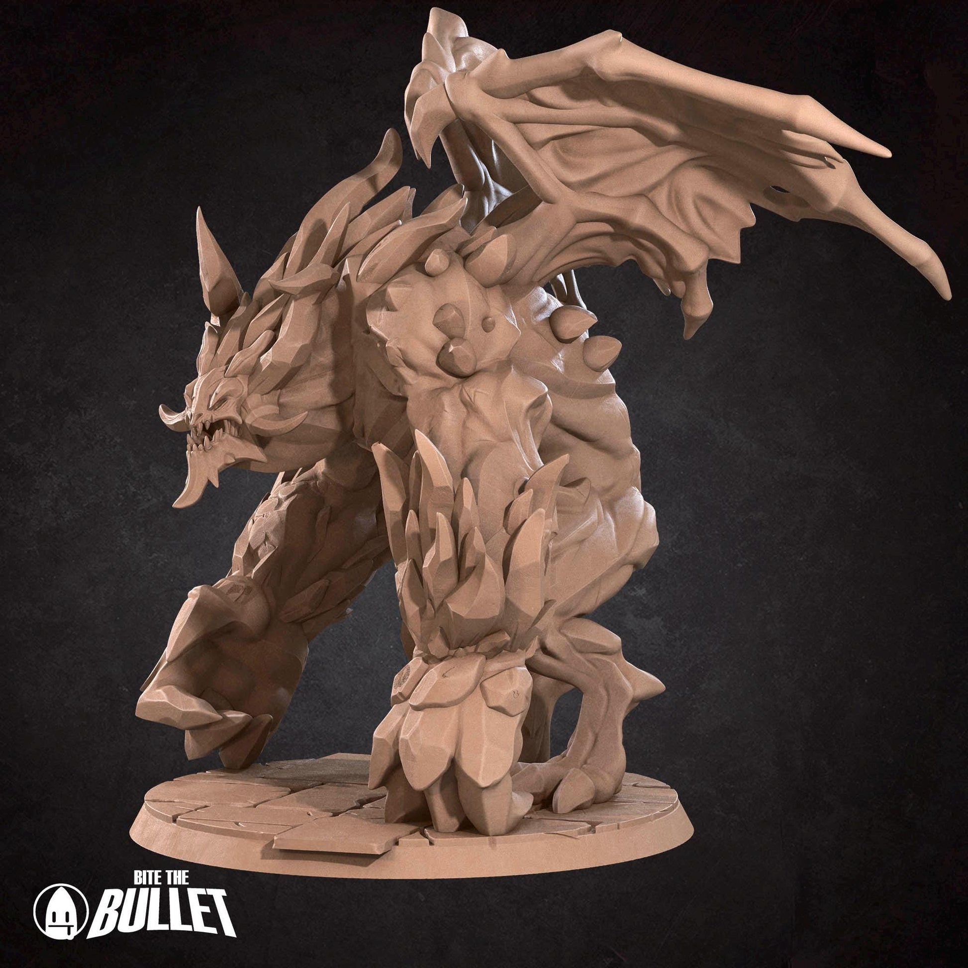 Gargoyle | Iconic Monsters | Bite The Bullet | 35mm Scale | Resin Printed Tabletop RPG Miniature Figures | DND | 5E