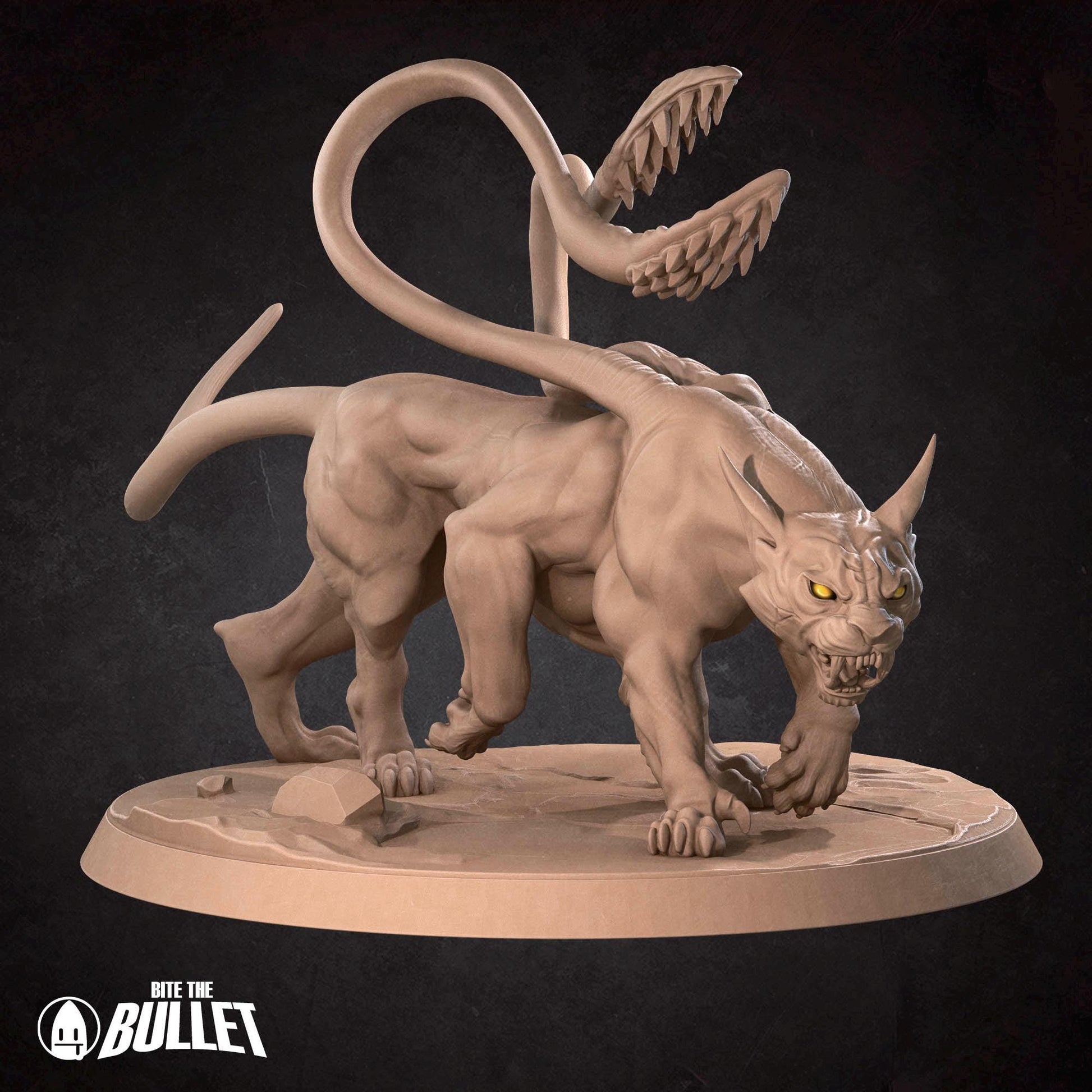 Displacer Beast | Iconic Monsters | Bite The Bullet | 35mm Scale | Resin Printed Tabletop RPG Miniature Figures | DND | 5E