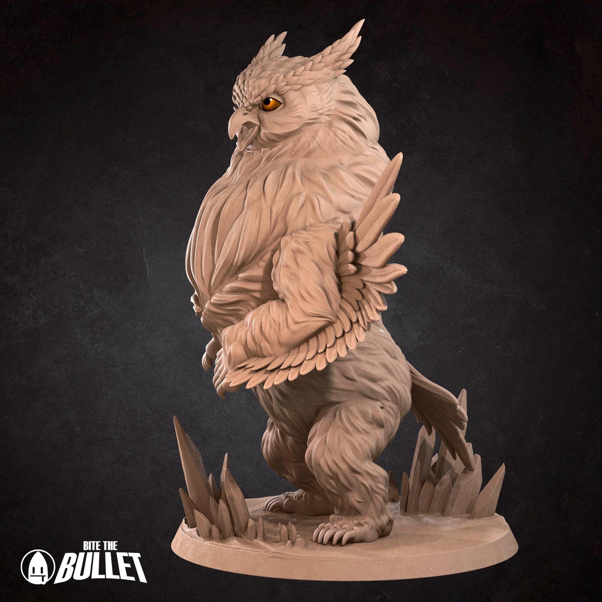 Owlbear | Iconic Monsters | Bite The Bullet | 35mm Scale | Resin Printed Tabletop RPG Miniature Figures | DND | 5E