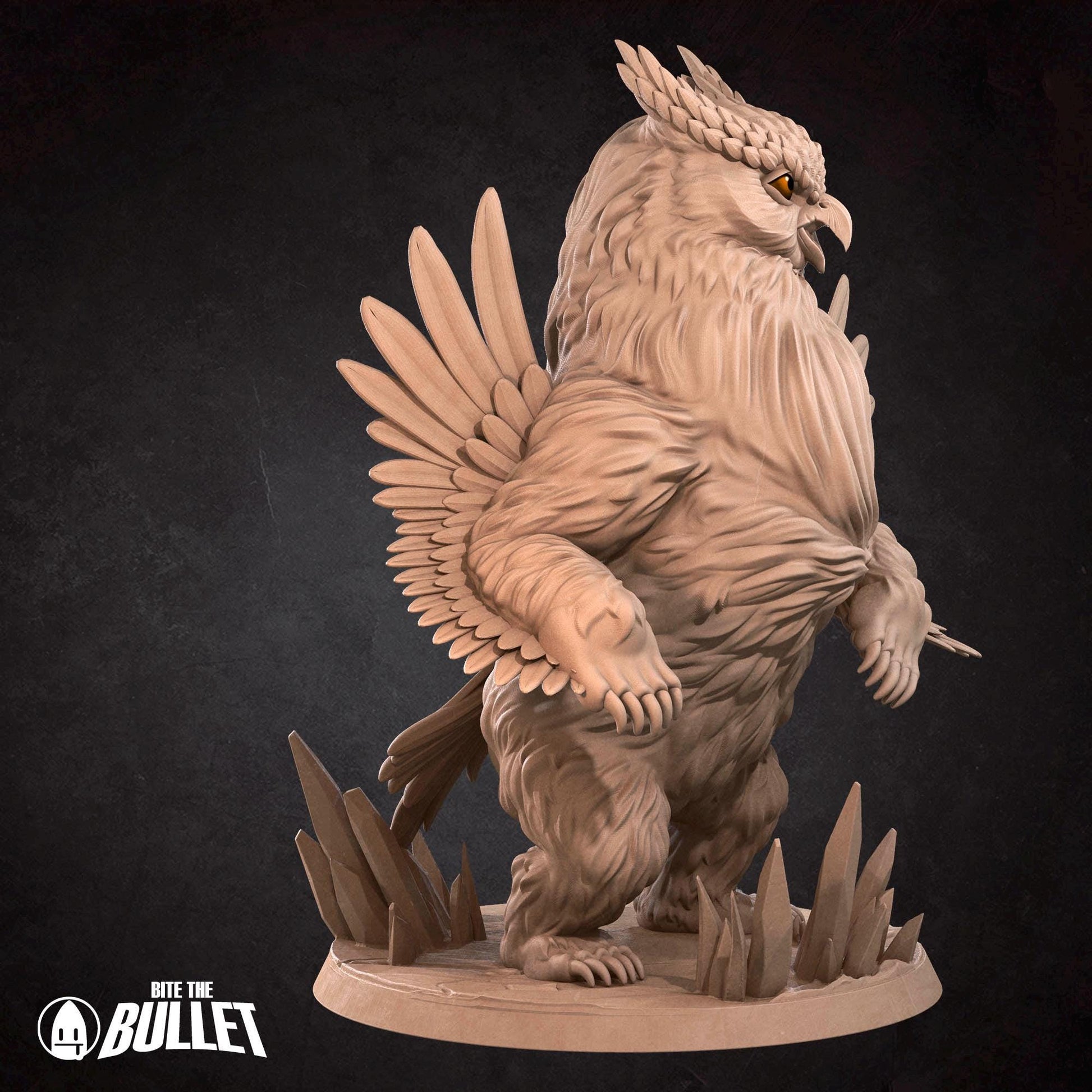 Owlbear | Iconic Monsters | Bite The Bullet | 35mm Scale | Resin Printed Tabletop RPG Miniature Figures | DND | 5E