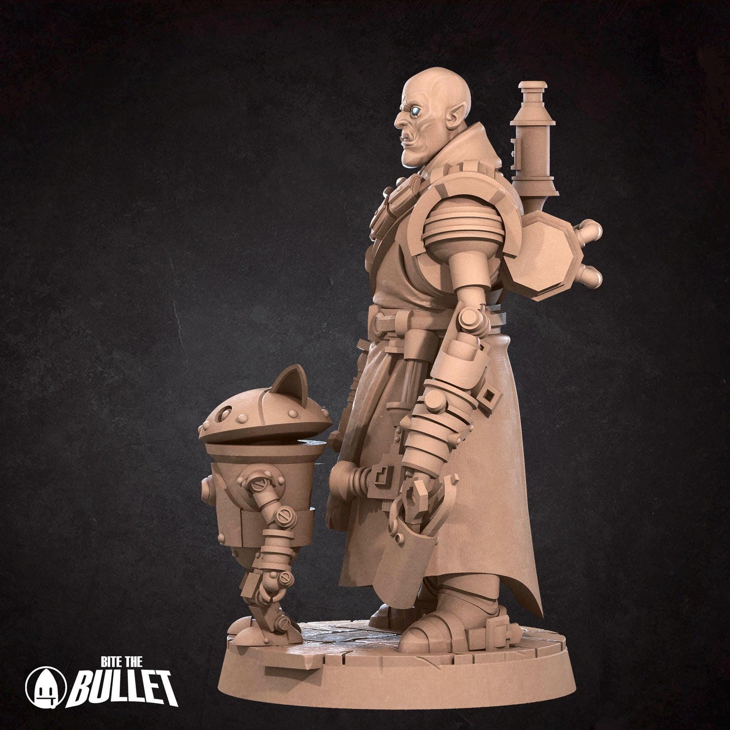 Half-Orc Inventor | Iconic Heroes | Bite The Bullet | 35mm Scale | Resin Printed Tabletop RPG Miniature Figures | DND | 5E