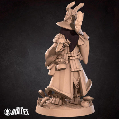 Human Animist With Deer Companion | Iconic Heroes | Bite The Bullet | 35mm Scale | Resin Printed Tabletop RPG Miniature Figures | DND | 5E