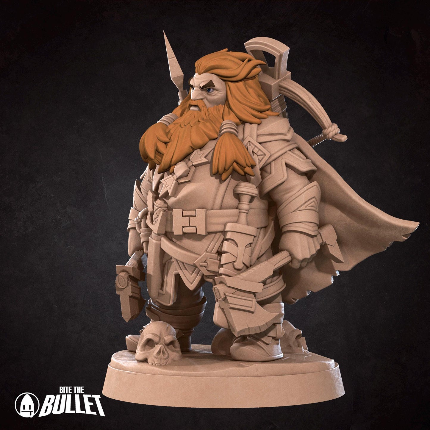 Dwarf Ranger | Iconic Heroes | Bite The Bullet | 35mm Scale | Resin Printed Tabletop RPG Miniature Figures | DND | 5E