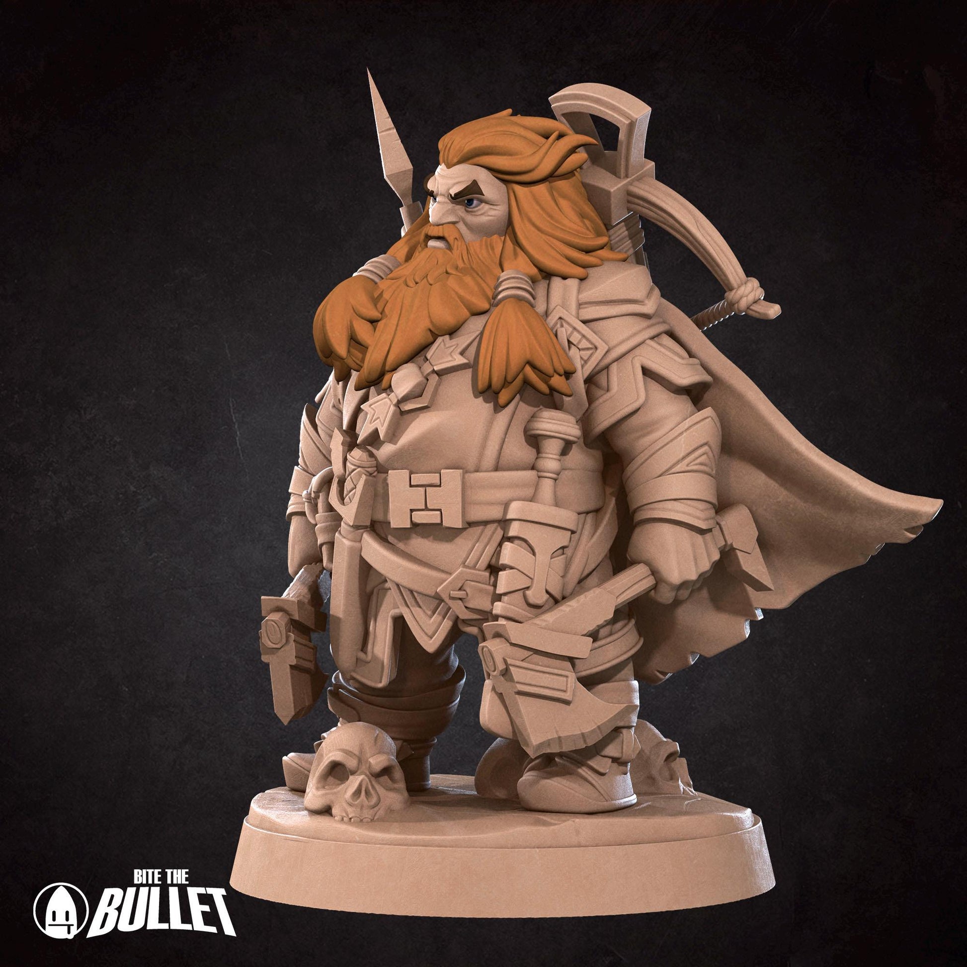 Dwarf Ranger | Iconic Heroes | Bite The Bullet | 35mm Scale | Resin Printed Tabletop RPG Miniature Figures | DND | 5E