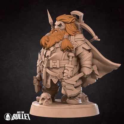 Dwarf Ranger | Iconic Heroes | Bite The Bullet | 35mm Scale | Resin Printed Tabletop RPG Miniature Figures | DND | 5E