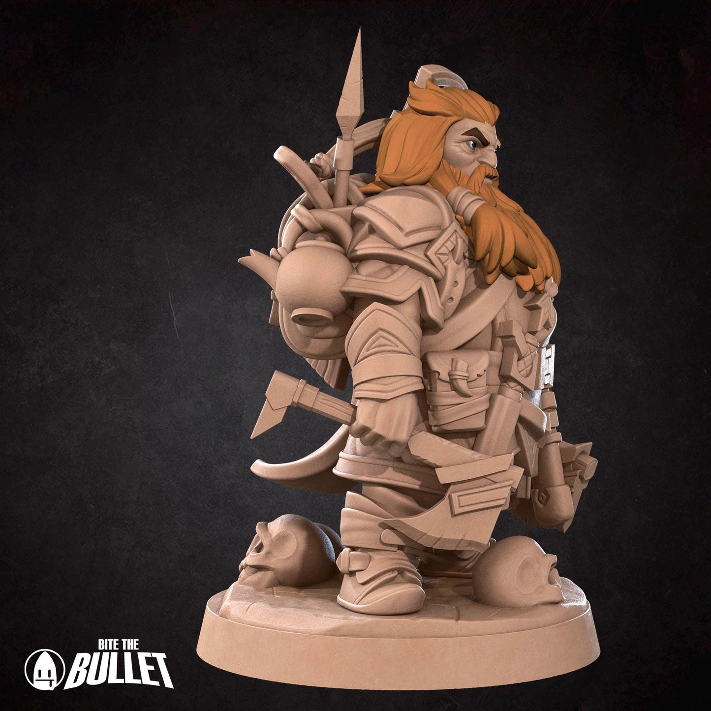 Dwarf Ranger | Iconic Heroes | Bite The Bullet | 35mm Scale | Resin Printed Tabletop RPG Miniature Figures | DND | 5E