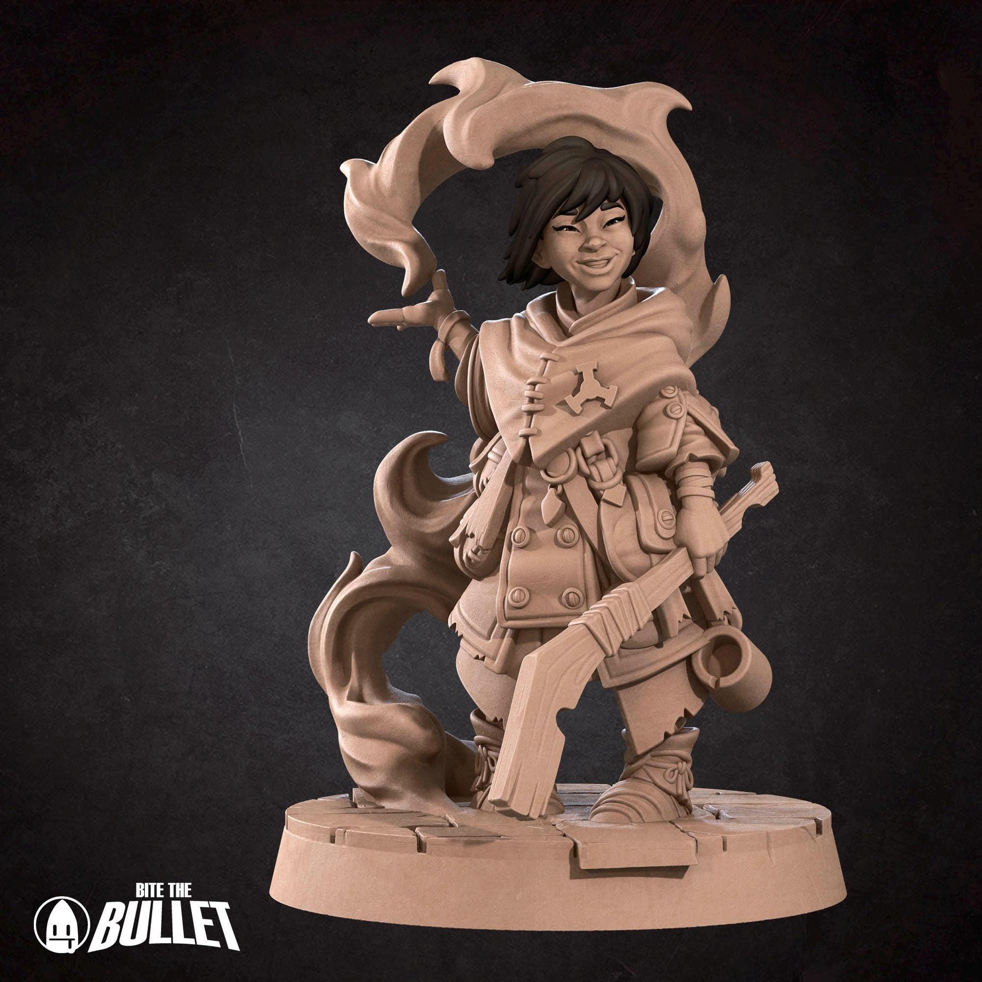 Human Kineticist | Iconic Heroes | Bite The Bullet | 35mm Scale | Resin Printed Tabletop RPG Miniature Figures | DND | 5E