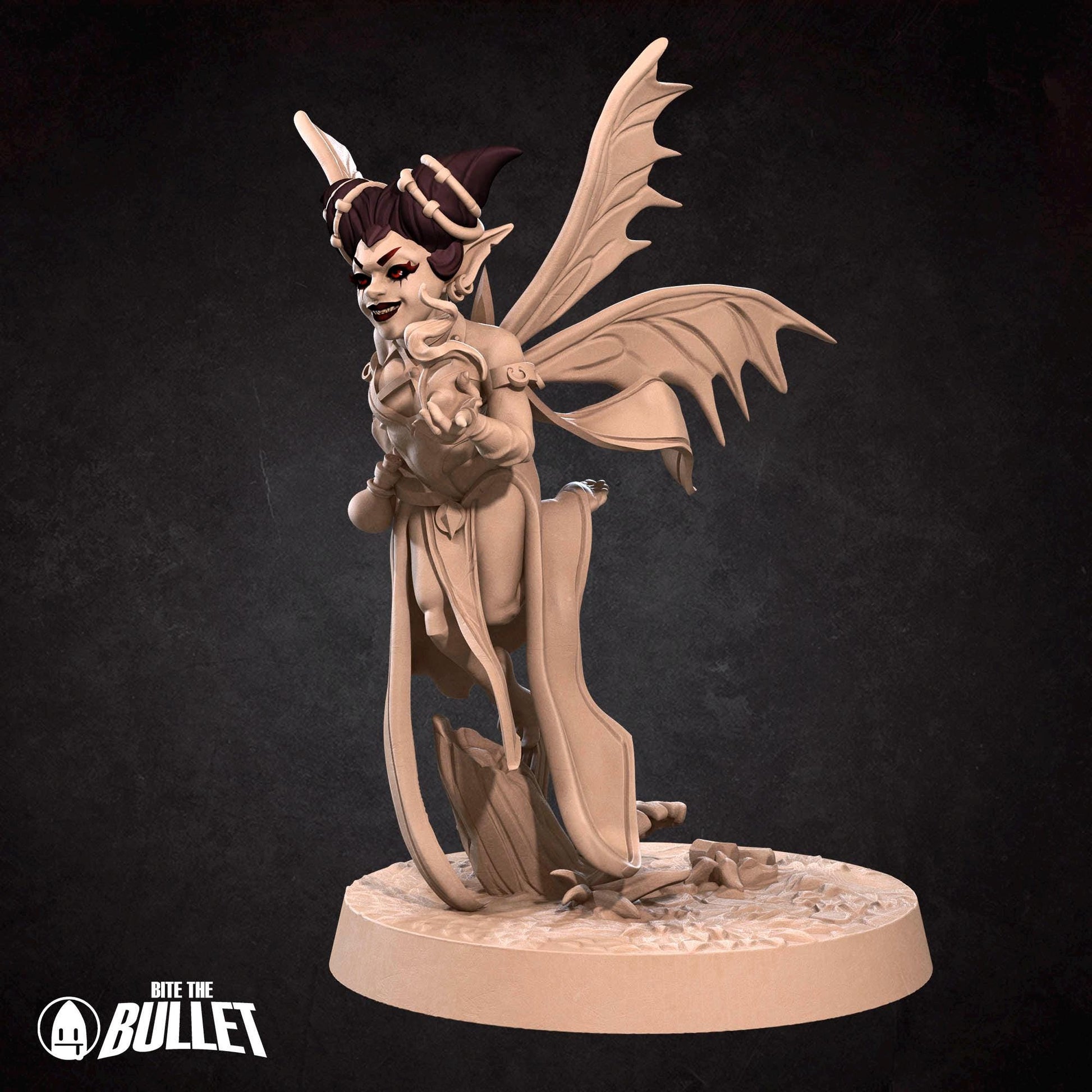 Pixie Warlock | Pixies | Bite The Bullet | 35mm Scale | Resin Printed Tabletop RPG Miniature Figures | DND | 5E