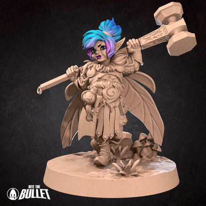 Pixie Warrior | Pixies | Bite The Bullet | 35mm Scale | Resin Printed Tabletop RPG Miniature Figures | DND | 5E