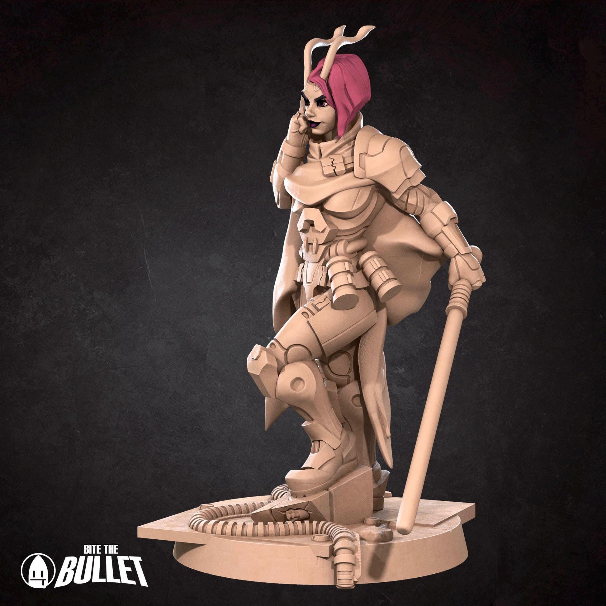 Antlien Solarian | Bullet Galaxy | Bite The Bullet | 35mm Scale | Resin Printed Tabletop RPG Miniature Figures | DND | 5E