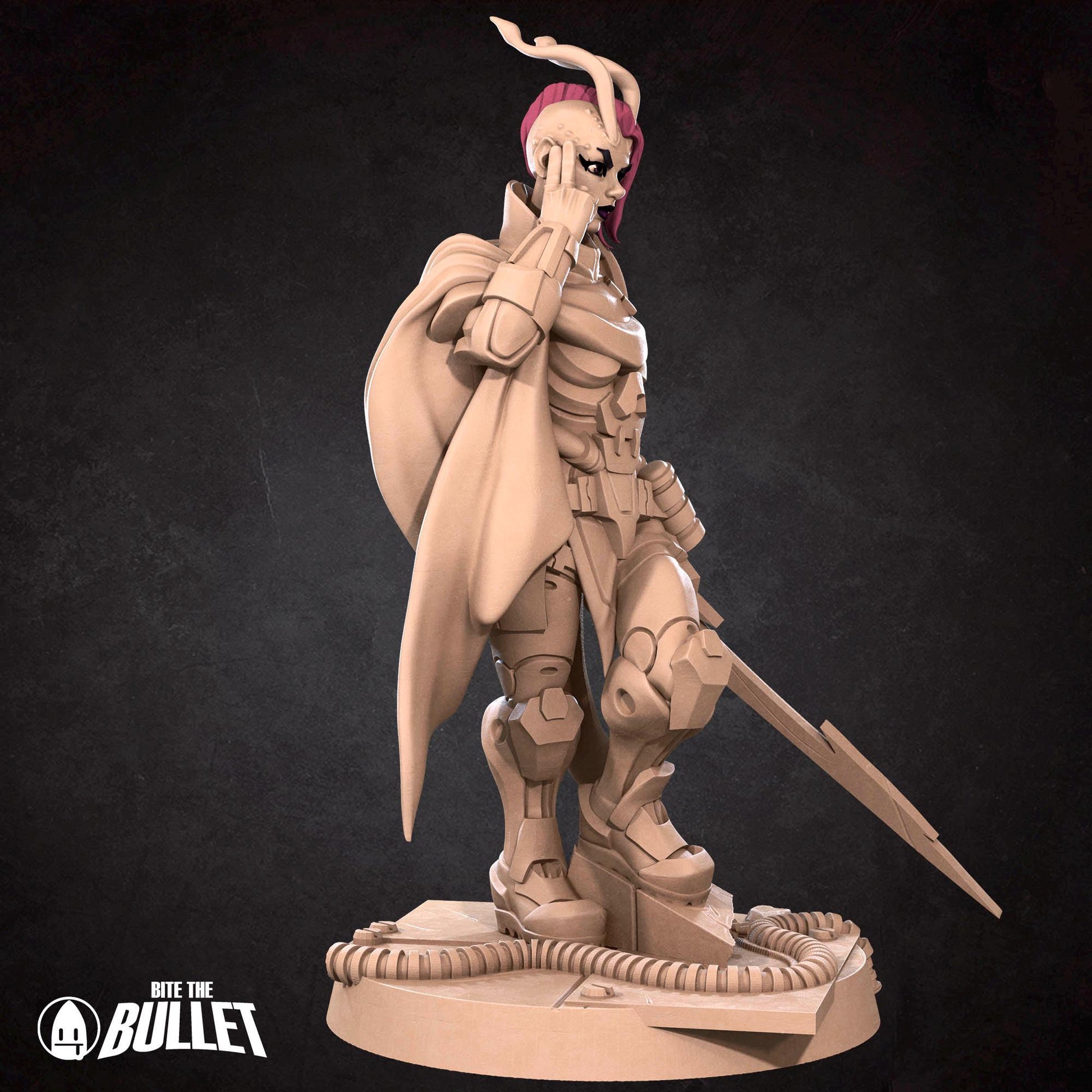Antlien Solarian | Bullet Galaxy | Bite The Bullet | 35mm Scale | Resin Printed Tabletop RPG Miniature Figures | DND | 5E