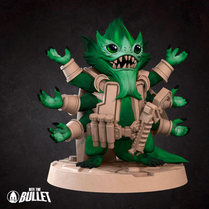 Furblin Soldier | Bullet Galaxy | Bite The Bullet | 35mm Scale | Resin Printed Tabletop RPG Miniature Figures | DND | 5E