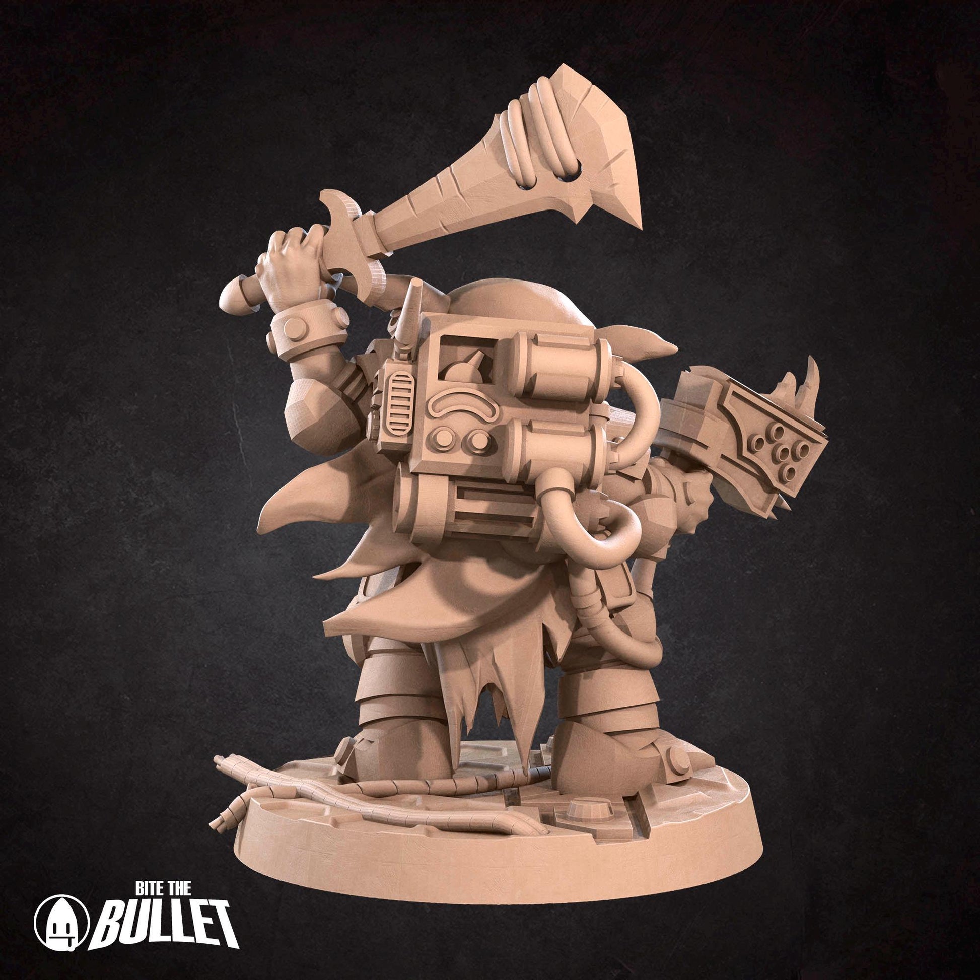 Space Goblin Soldier | Bullet Galaxy | Bite The Bullet | 35mm Scale | Resin Printed Tabletop RPG Miniature Figures | DND | 5E