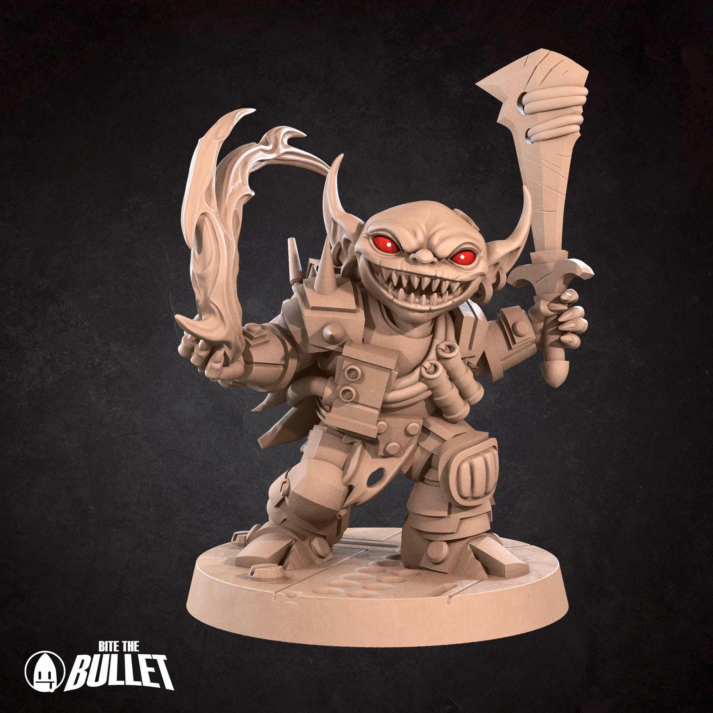 Space Goblin Witchwarper | Bullet Galaxy | Bite The Bullet | 35mm Scale | Resin Printed Tabletop RPG Miniature Figures | DND | 5E