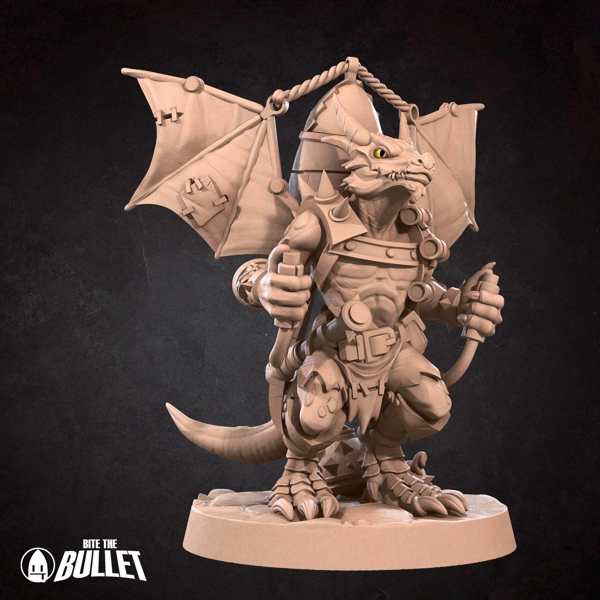 Kobold Artiticer | Kobolds D&D | Bite The Bullet | 35mm Scale | Resin Printed Tabletop RPG Miniature Figures | DND | 5E