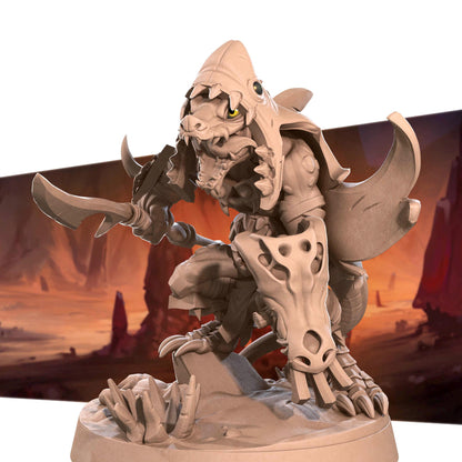 Kobold Fighter | Kobolds D&D | Bite The Bullet | 35mm Scale | Resin Printed Tabletop RPG Miniature Figures | DND | 5E