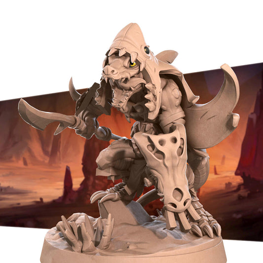 Kobold Fighter | Kobolds D&D | Bite The Bullet | 35mm Scale | Resin Printed Tabletop RPG Miniature Figures | DND | 5E