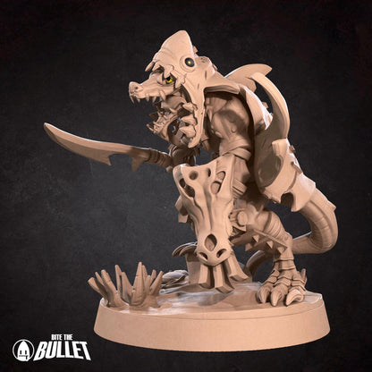 Kobold Fighter | Kobolds D&D | Bite The Bullet | 35mm Scale | Resin Printed Tabletop RPG Miniature Figures | DND | 5E