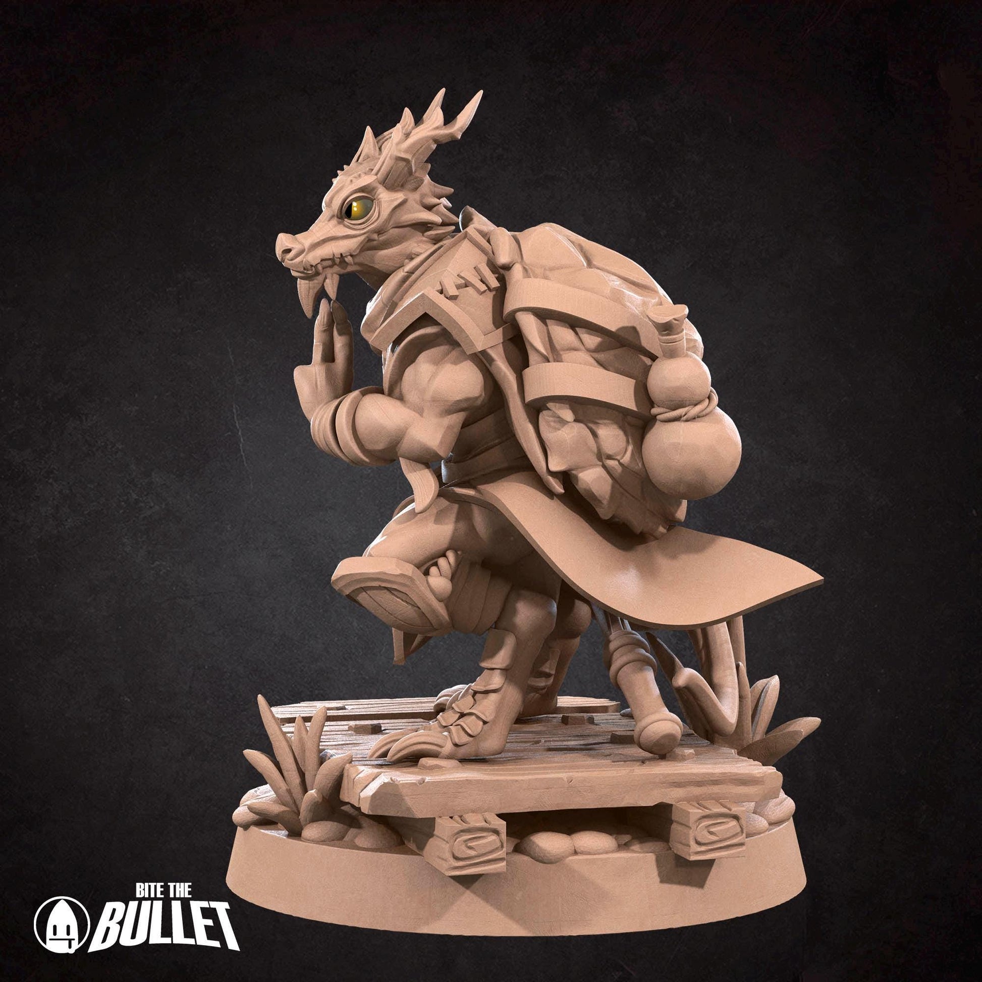 Kobold Monk | Kobolds D&D | Bite The Bullet | 35mm Scale | Resin Printed Tabletop RPG Miniature Figures | DND | 5E